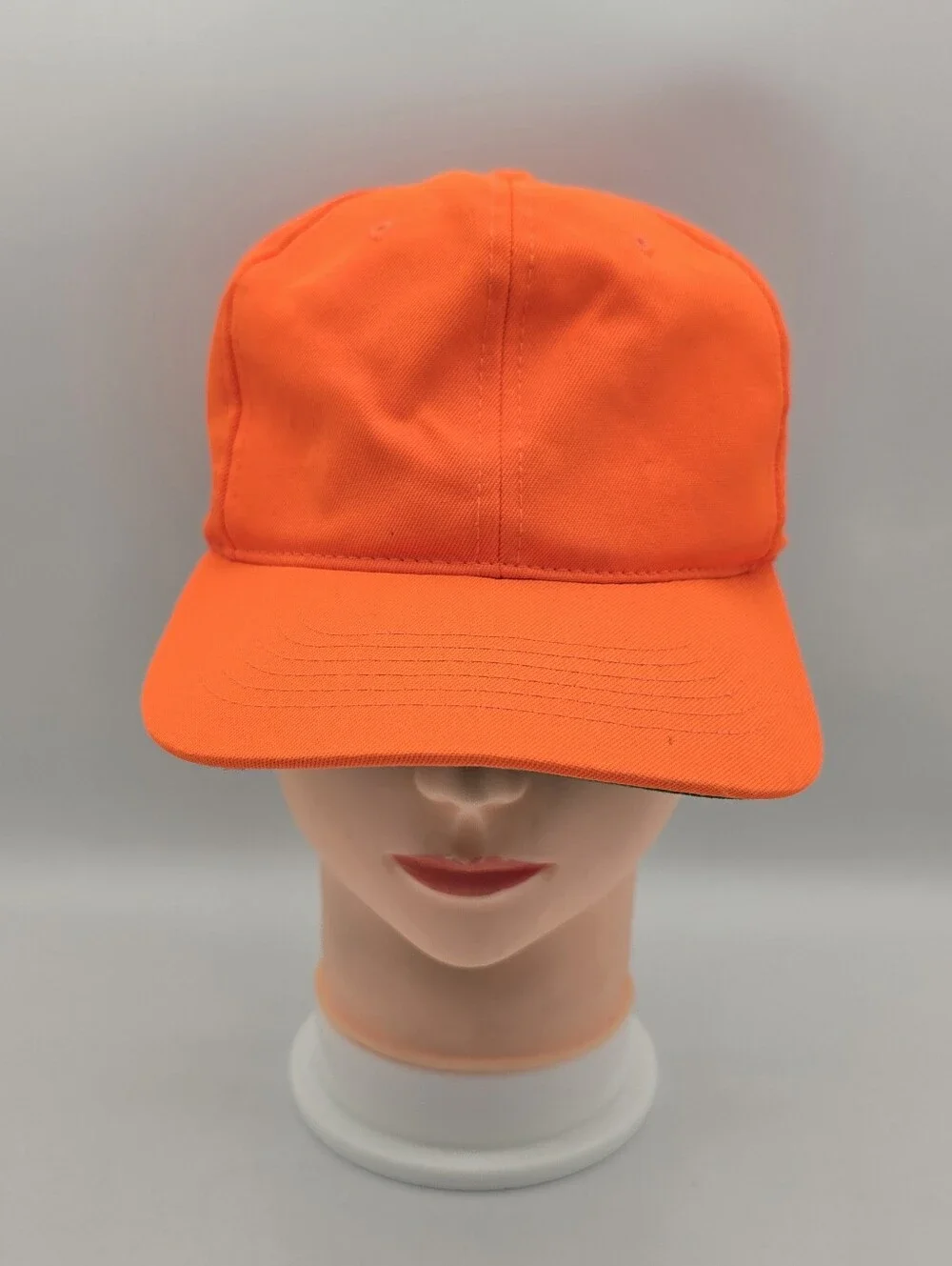 Vintage Youngan Youth Solid Orange Adjustable Snapback Hat